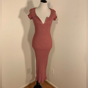 NWOT Junior’s Rampage Red, White & Blue Striped Dress - Size 7